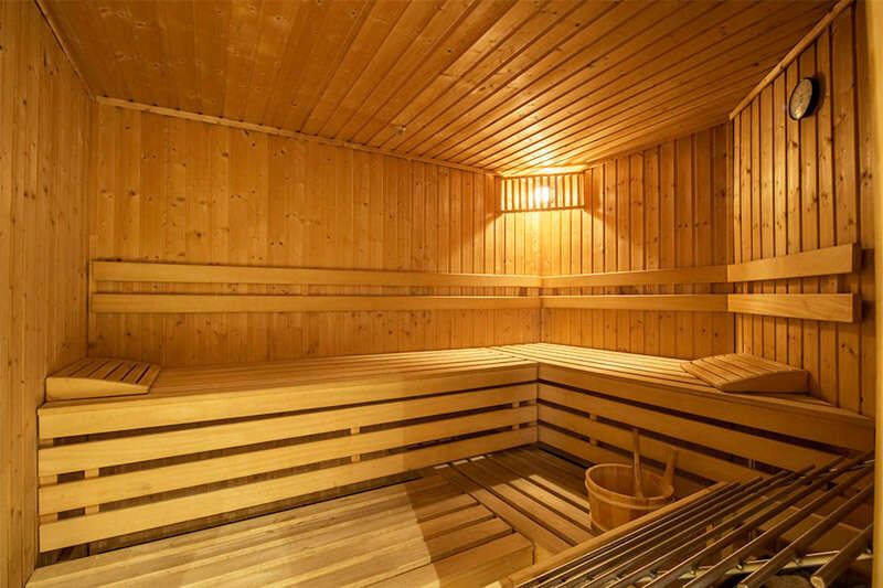 Sauna in the Sattelkopf House