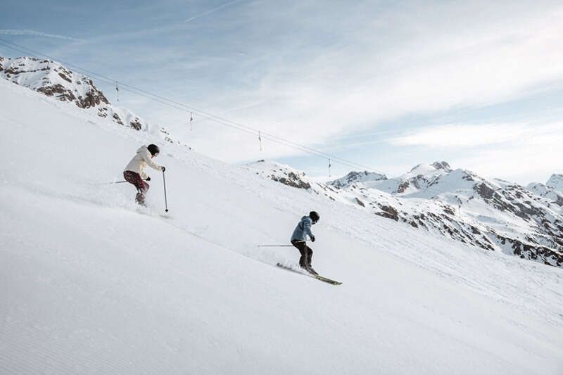 Skiing on the Arlberg