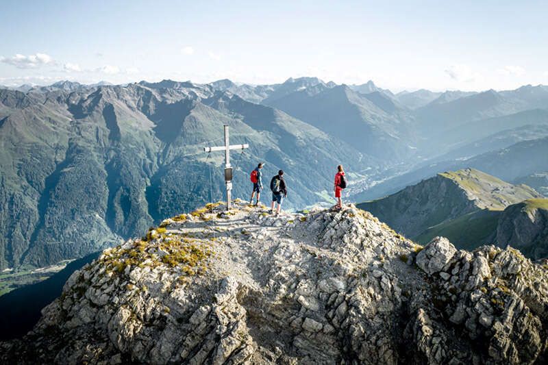 Wandern im Sommer in St. Anton am Arlberg